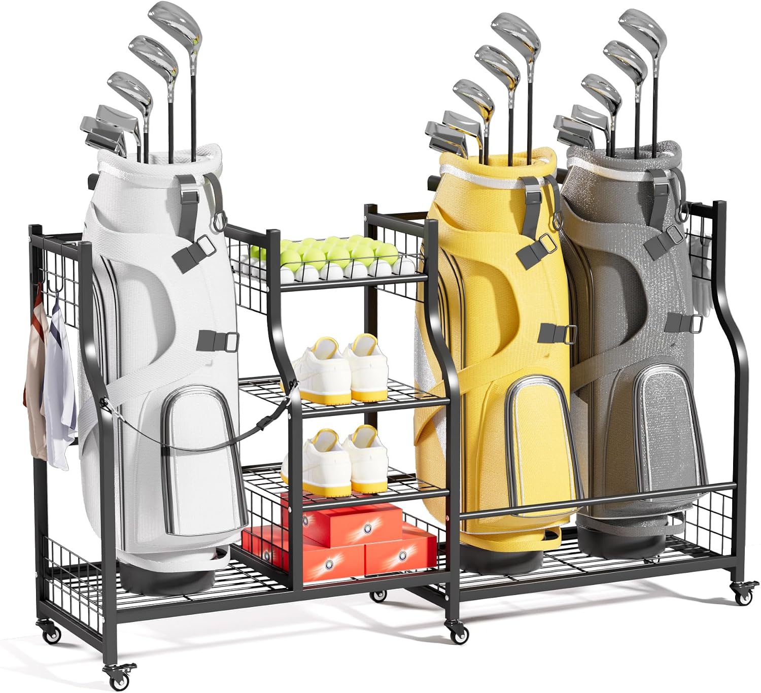 Sports Equipment Garage Organizer - Support de rangement pour sac de