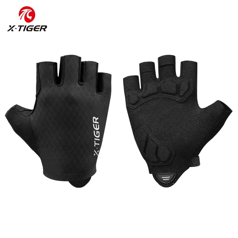 X Sports Equipment - X-TIGER Gants De Cyclisme Demi-Doigt Antichoc