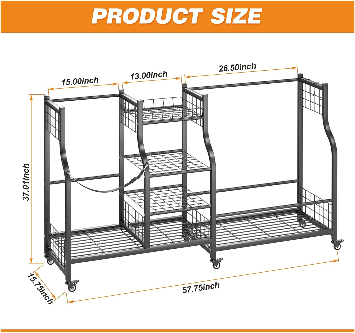 Support de rangement pour sac  - Sports Equipment Garage Organizer avis et prix