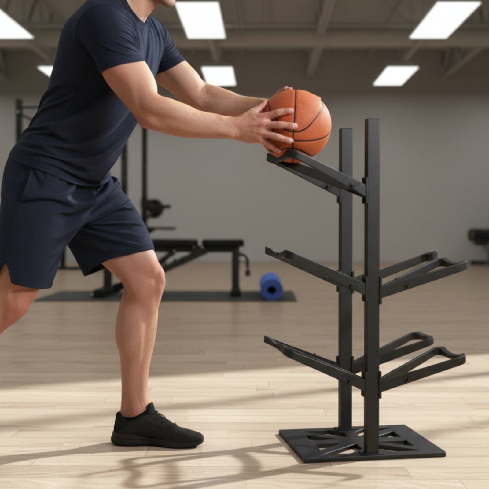 Support de rangement pour ball - Sports Equipment Garage Organizer avis et prix